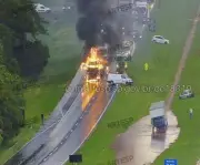Acidente grave com múltiplos veículos interdita Rodovia Washington Luís em Araraquara