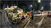 Ambulantes enfrentam condições degradantes em acampamento no Ibirapuera durante carnaval