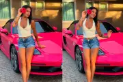 Ana Castela posa com carro rosa de luxo e fãs comparam a Barbie