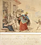 Aquarela de Debret de 1823 revela origens do carnaval brasileiro no entrudo