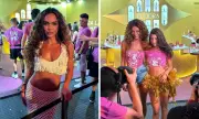 Atrizes Alanis Guillen, Gabriela Loran e Giovana Cordeiro brilham no carnaval de Salvador em camarote luxuoso