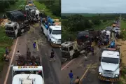 Caminhoneiro morre em colisão na MS-395 após caminhão com pane ficar parado por mais de 24 horas
