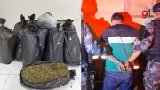 Caminhoneiro preso com 121 kg de maconha escondidos em sacos plásticos no Piauí