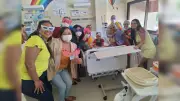 Carnaval invade corredores do HRBA em Santarém, levando alegria a pacientes