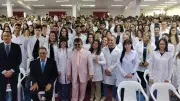 Cerimônia do Jaleco na UCP-PJC: recorde de calouros de medicina exige dois eventos