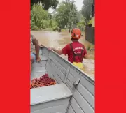 Chuvas intensas alagam cidades da Região dos Lagos, forçando resgates e suspensão de aulas