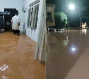 Chuvas intensas causam alagamentos e isolam comunidades no Noroeste Fluminense