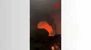 Clarão e labaredas em usina de Timóteo assustam moradores, mas eram procedimento de segurança