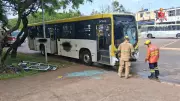 Colisão entre dois ônibus deixa seis feridos na Asa Norte de Brasília