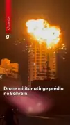 Drone Militar Atinge Prédio Residencial em Manama, Capital do Bahrein