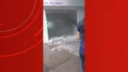 Dupla explode casa lotérica durante assalto em Manaus; vídeo flagra ação criminosa