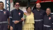 Enfermeira reencontra equipe do Samu que a salvou após grave acidente em Teresina