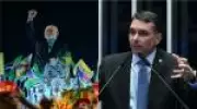Flávio Bolsonaro comemora rebaixamento de escola de samba que homenageou Lula