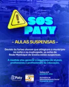 Forte temporal em Paty do Alferes suspende aulas e deixa 200 desalojados no RJ