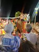 Gil e Caetano se emocionam em camarote de Salvador durante homenagem a Preta Gil