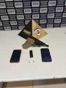 Homem é preso por porte ilegal de arma após tiroteio em festa em Várzea da Palma