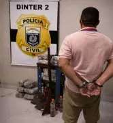 Homem é preso em flagrante por tráfico de drogas e posse ilegal de arma em Cabrobó