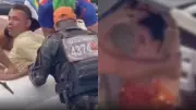 Homem é preso em lancha no Rio Capibaribe após agredir esposa durante Carnaval do Recife