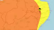 Inmet emite alerta de perigo potencial de chuvas intensas em Pernambuco