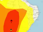 Inmet emite alerta de perigo potencial de chuvas intensas para 44 municípios de Pernambuco