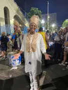 Laísa Lima, diretora de tamborins da Beija-Flor, defende mais espaço para mulheres no carnaval