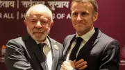 Lula se reúne com Macron na Índia e discute cooperação bilateral e acordo Mercosul-UE