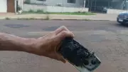 Mecânico é atacado por cães e celular explode após mordida no Paraná