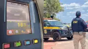 Motorista é multado e pode ter CNH suspensa após ser flagrado a 183 km/h na BR-343