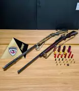 Mulher foge de casa após agressão e marido é preso com armas em São Romão