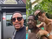 Mumuzinho revê restaurante do primeiro encontro com esposa em Santos e emociona fãs