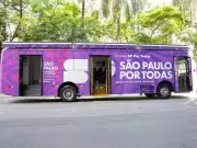 Ônibus SP Por Todas chega a Santos com atendimento sigiloso para mulheres vítimas de violência