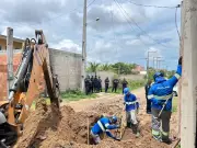 Operação em Cabo Frio descobre cisterna de 50 mil litros e ligações clandestinas de água e energia