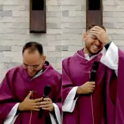 Padre e fiéis caem na gargalhada em busca de dono de dentadura perdida em igreja do RN