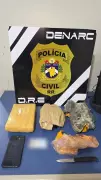 Polícia Civil prende suspeito e apreende 1,3 kg de skunk em operação contra tráfico em Boa Vista