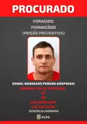 Polícia divulga foto de suspeito de feminicídio em Cascavel; filho de 5 anos presenciou crime