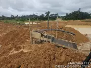 Polícia Militar fecha garimpo ilegal em área desmatada de Colniza, Mato Grosso