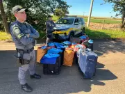 Policiais do TOR apreendem 351 kg de folhas de coca e prendem três bolivianos em Ourinhos