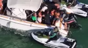 Policiais usam motos aquáticas para prender chefe do tráfico em passeio de barco no RJ