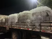 PRF apreende 1,5 tonelada de tilápias vivas transportadas em contêineres de ácido sulfúrico no Piauí