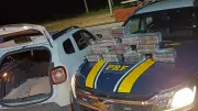 PRF apreende mais de 26 kg de cocaína em fundo falso de carro no Piauí; motorista preso