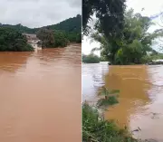 Rio Pomba ultrapassa cota de segurança e causa inundações em Santo Antônio de Pádua