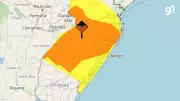 RS em alerta: Inmet prevê tempestades e ventos de até 100 km/h nesta terça-feira