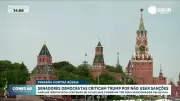 Senadores Democratas dos EUA Criticam Trump por Falta de Sanções à Rússia