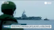 Suécia derruba drone russo próximo a porta-aviões francês durante exercícios militares