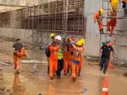 Trabalhador morre após cair de 20 metros em obra de barragem em Pedreira