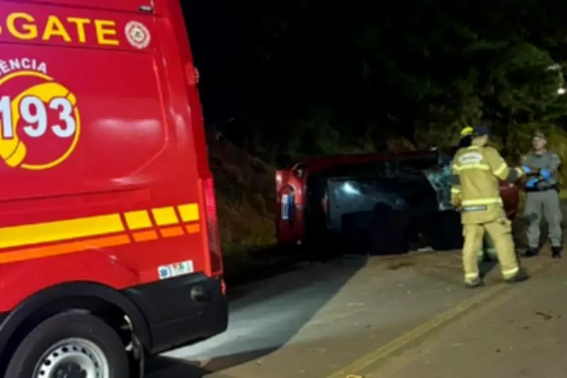 Acidente com capotamento na RS-126 mata homem de 52 anos em Ibiraiaras, no Norte do RS