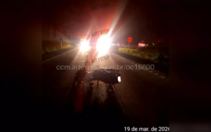 Acidente fatal em Piedade (SP): motociclista e pedestre morrem após atropelamento na SP-79