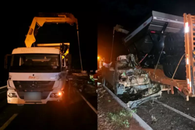 Acidente fatal entre caminhão e caminhonete deixa dois mortos e um ferido no Sul do Piauí