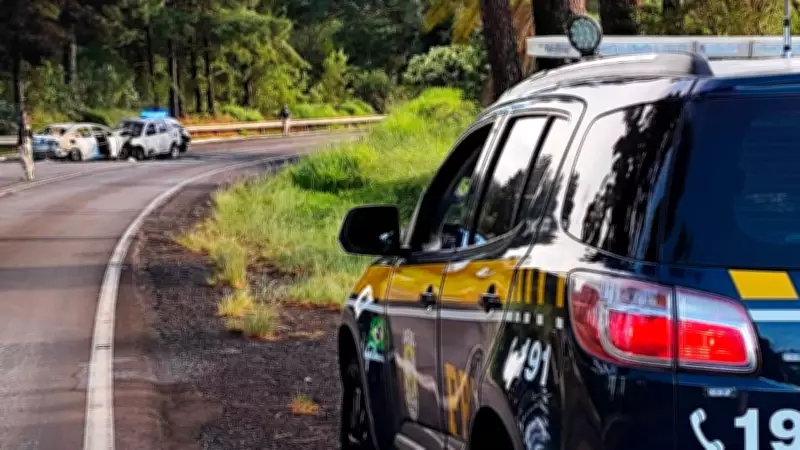 Acidente grave na BR-287 no RS deixa quatro mortos e carros em chamas