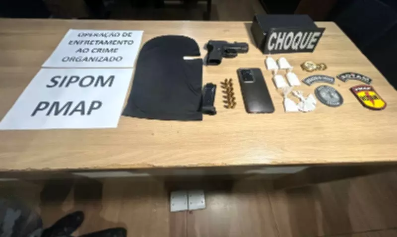 Adolescente é apreendido com arma e drogas em operação contra crime organizado no Amapá